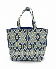 China Seas: Medium Tote - Aquarius - Multi Blues - Navy / FREE FEDEX SHIPPING