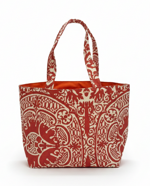 China Seas: Medium Tote - Veneto - Tomato / FREE FEDEX SHIPPING